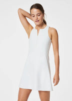 Get Moving Zip Front Dress