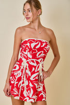 Alyson Abstract Floral Dress