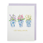 Lavender Vines Greeting Card