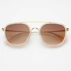 Weston Acetate Round Unisex Sunglasses