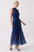 Evie Mock Neck Maxi Dress
