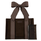 Isabella Midnight Black Bow Jelly Tote Bag