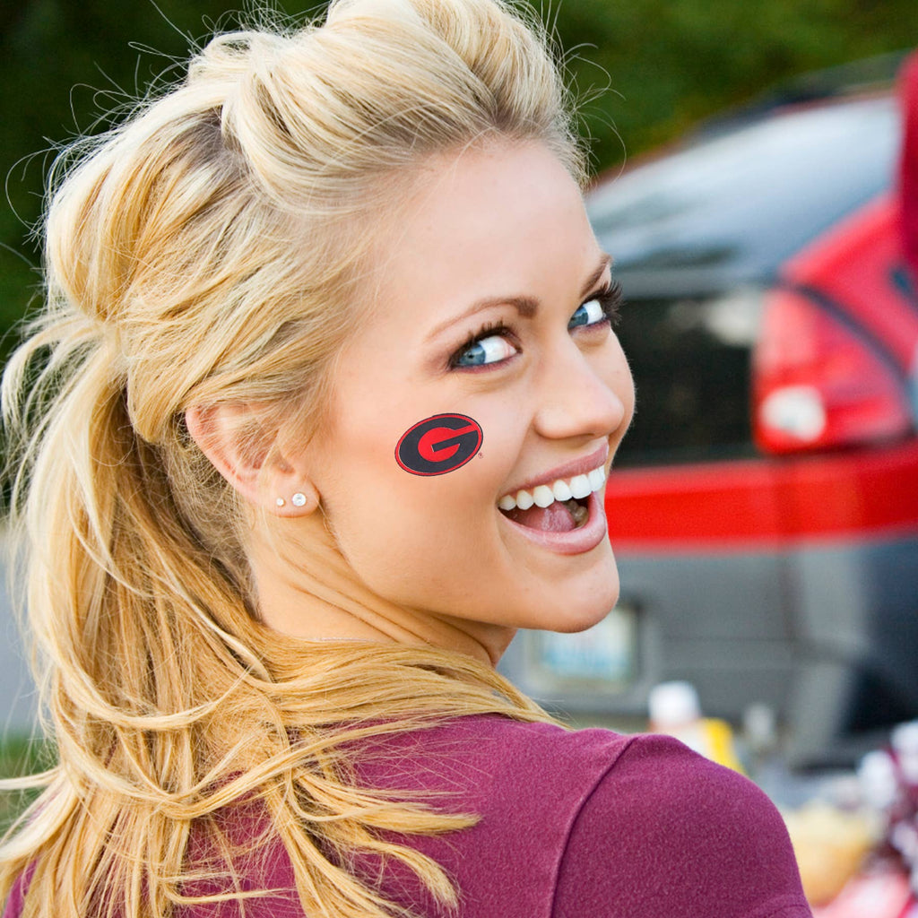 Georgia Game Faces® Temporary Tattoos