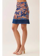 Bluebird Fringe Mini Skirt