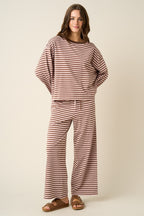 Lena Striped Lounge Set