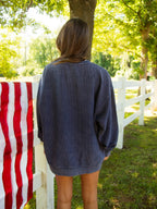 USA Flag Corduroy Sweatshirt