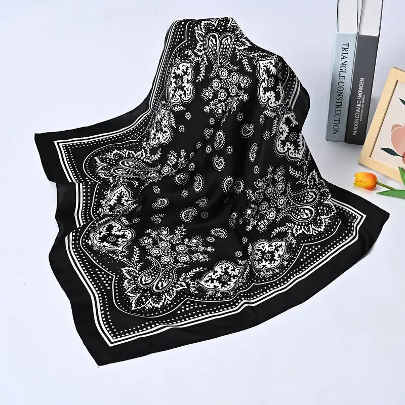 Western Bandana Silky Scarf