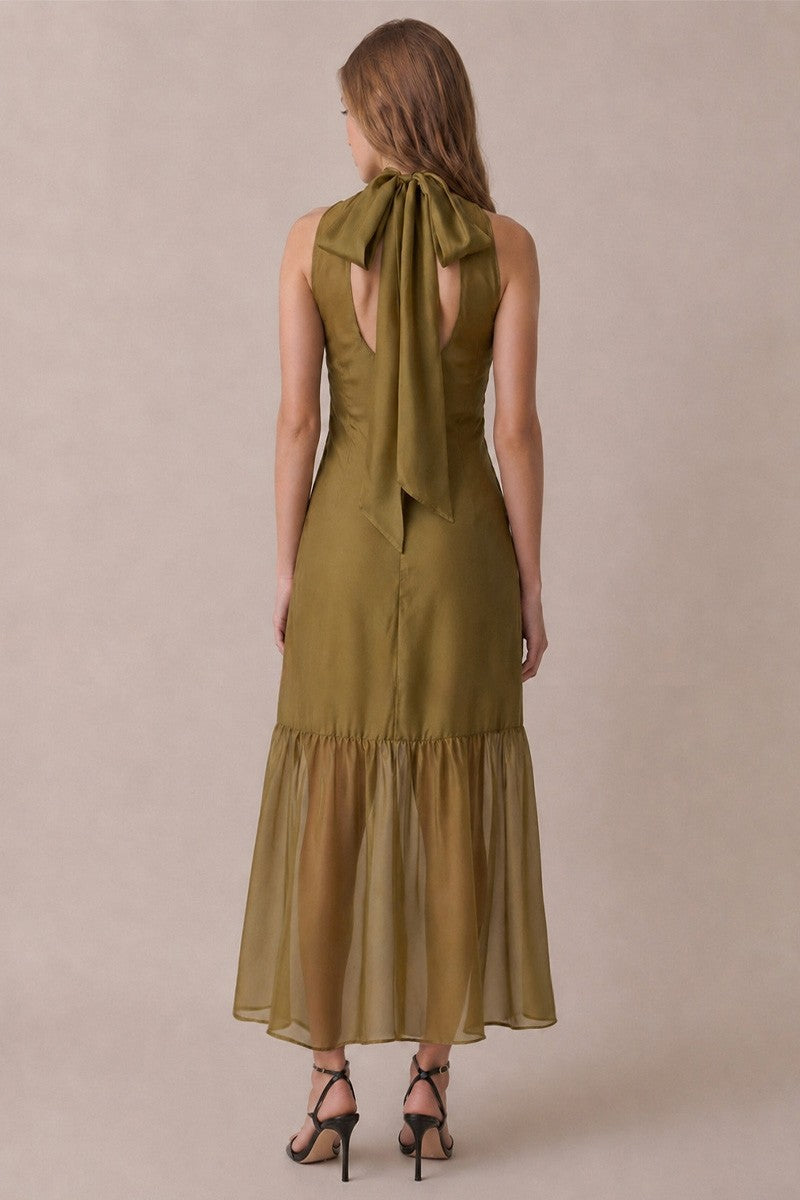 Evie Mock Neck Maxi Dress