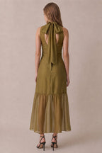 Evie Mock Neck Maxi Dress