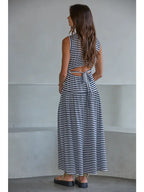 Jessica Cut‑Out Back Maxi Dress