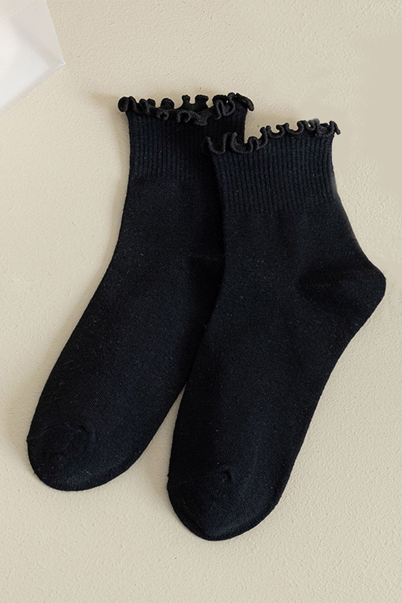 Lettuce Trim Crew Socks