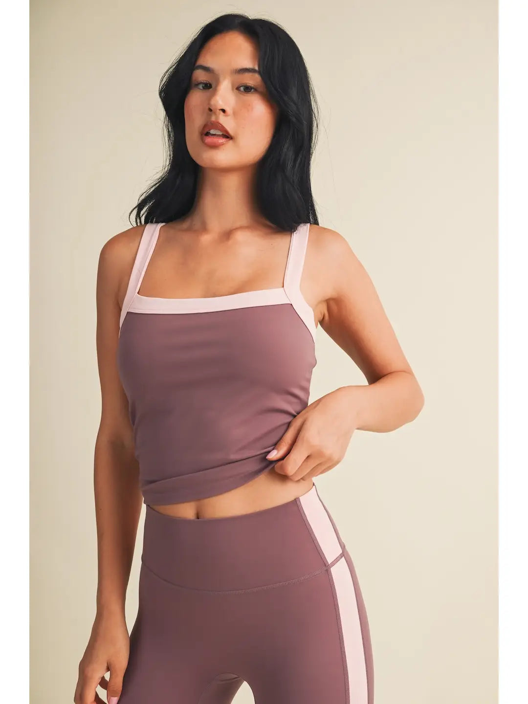 Contrast Block Tank Top