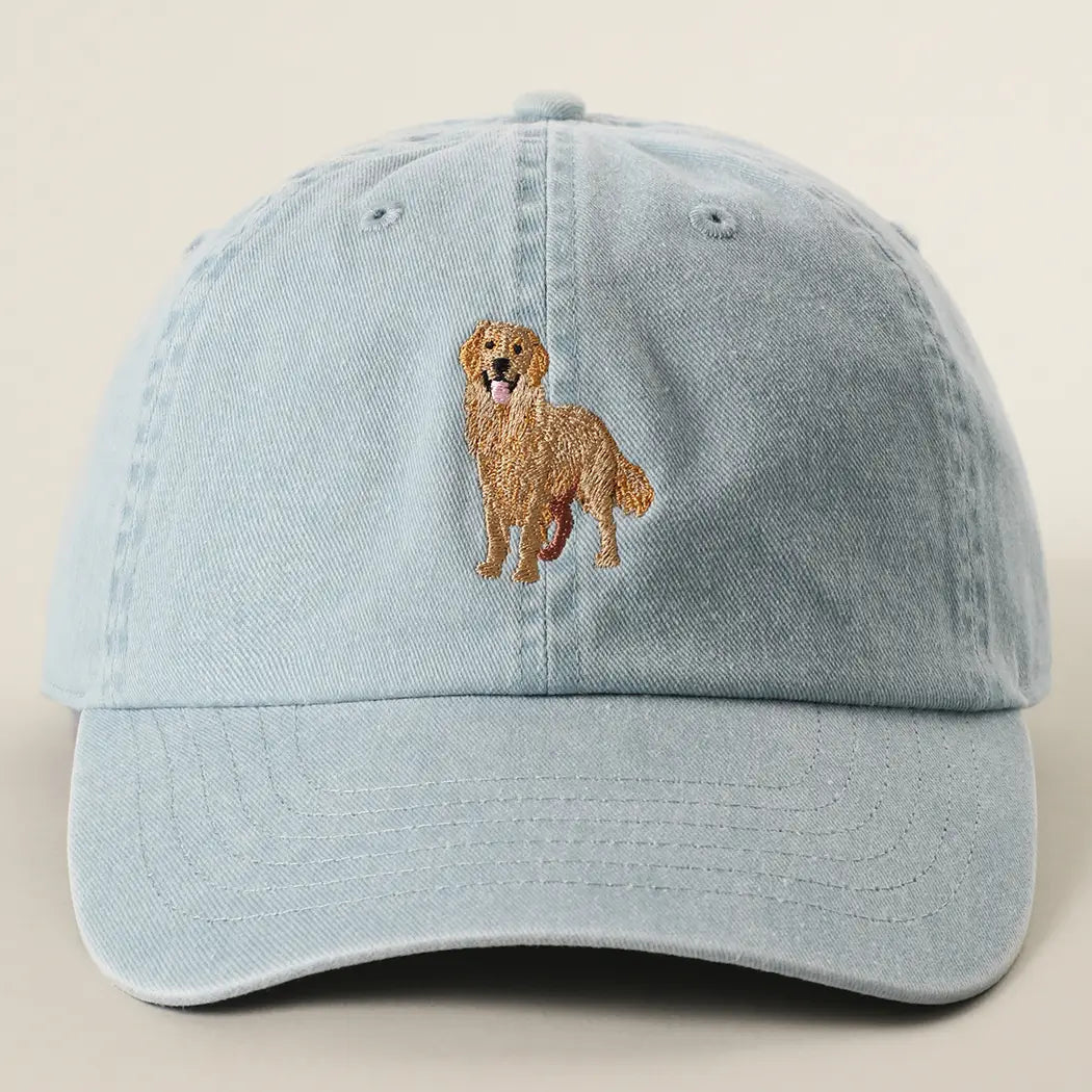 Golden Retriever Embroidered Cap