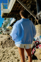 Beach Reversible Mock Neck Sweatshirt