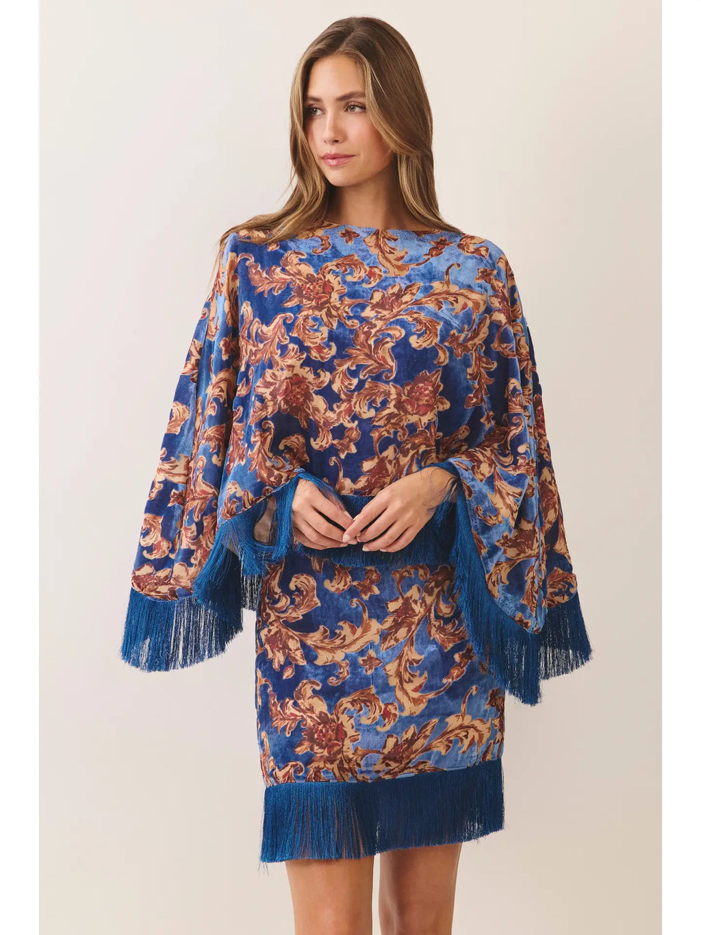 The Bluebird Fringe Top