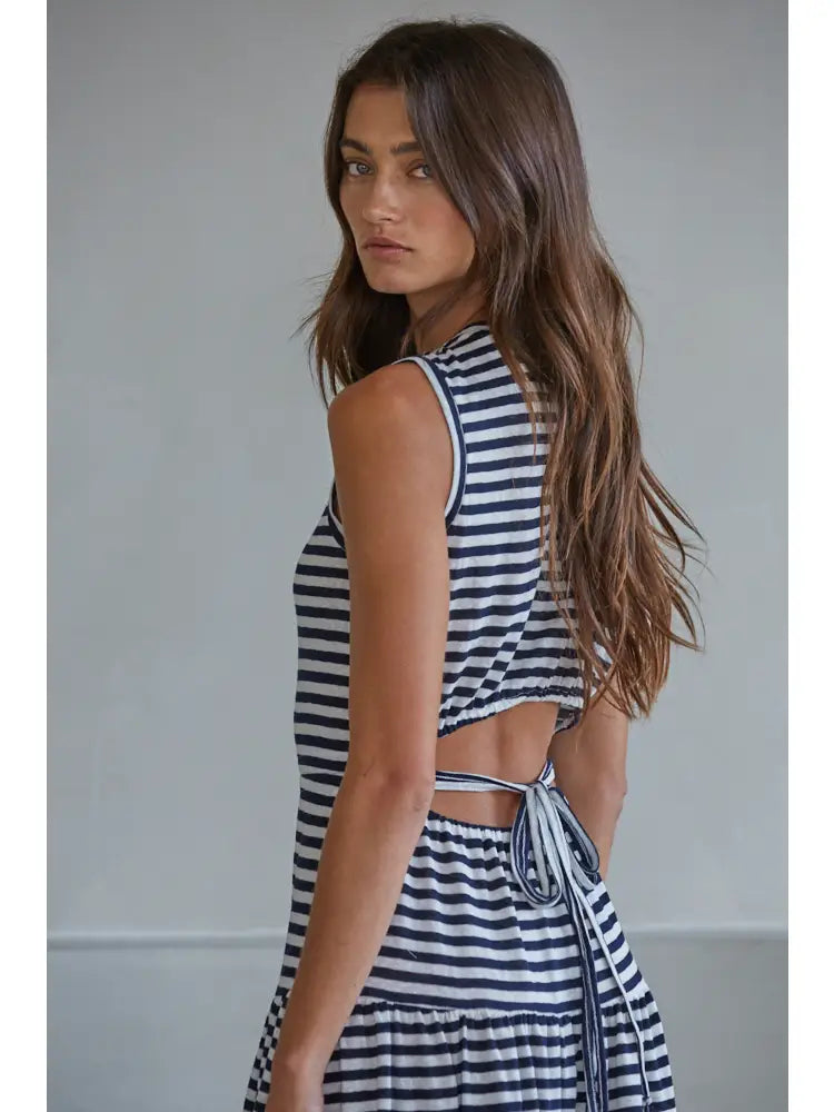 Jessica Cut‑Out Back Maxi Dress