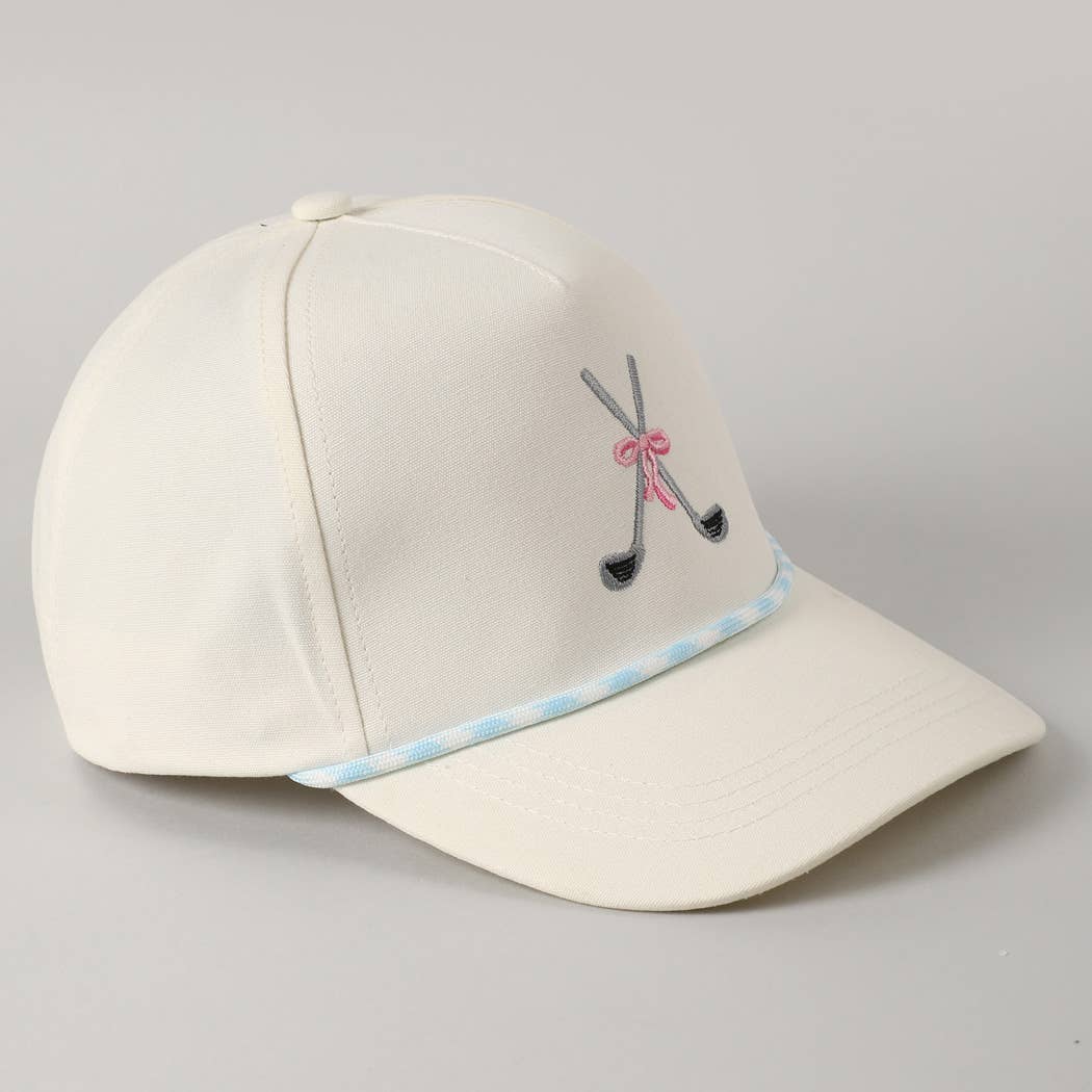 Golf Clubs Embroidered Trucker Hat