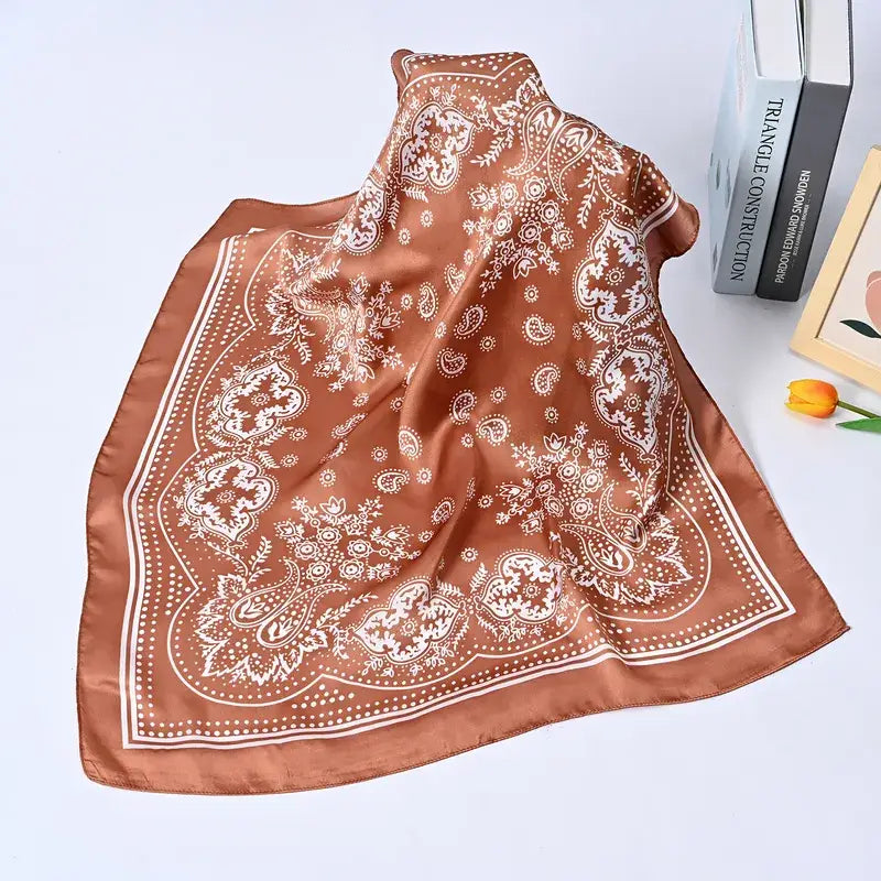 Western Bandana Silky Scarf