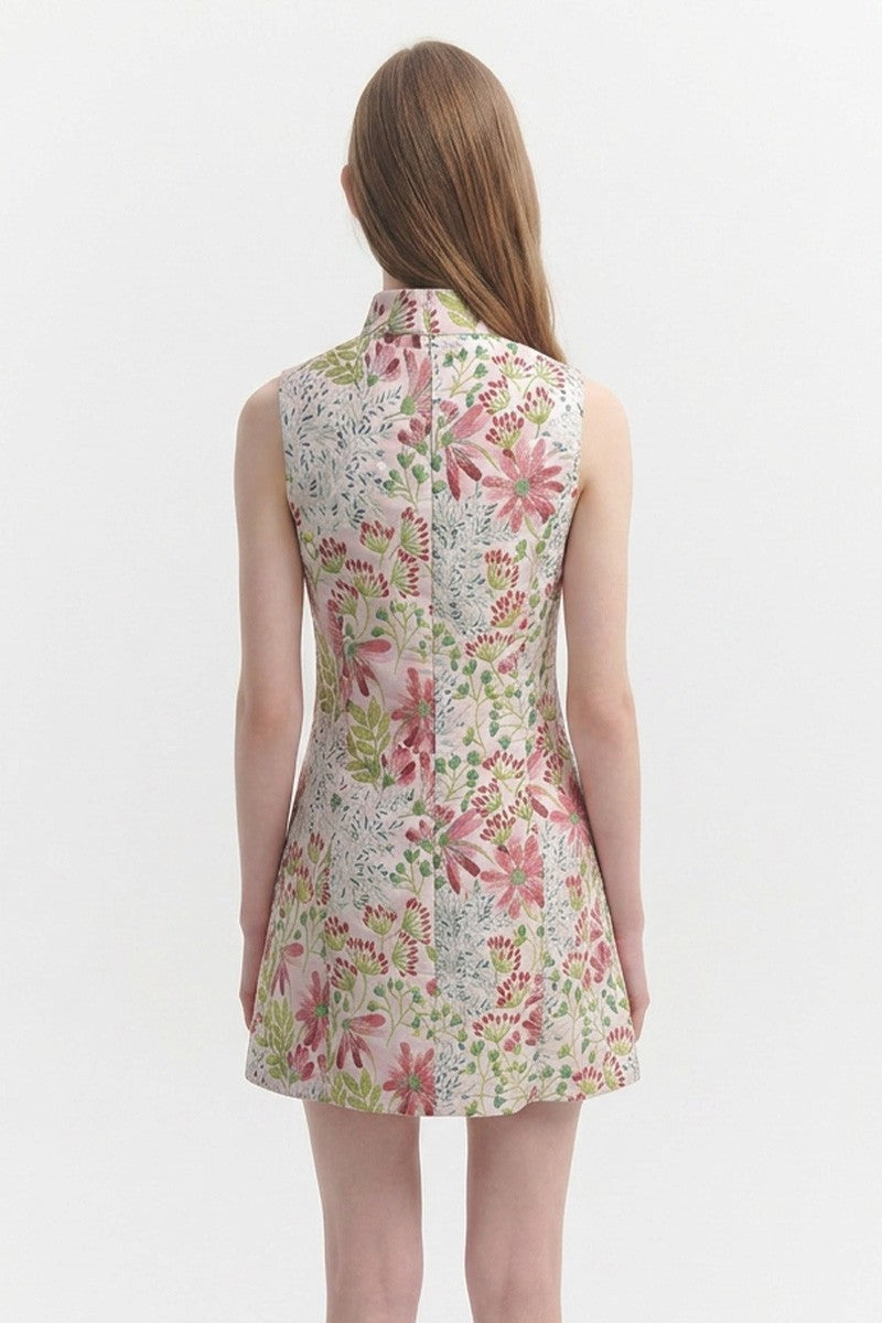 Macy Mock Neck Mini Dress