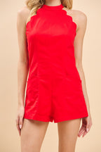 Shaylee Scalloped Romper