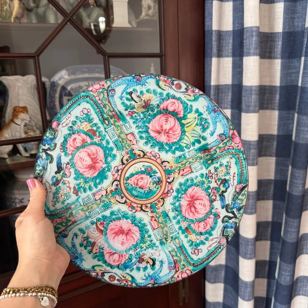 Grandmillennial China Plate Cutting Board