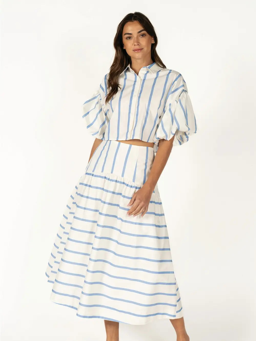 Capri Striped Crop Top
