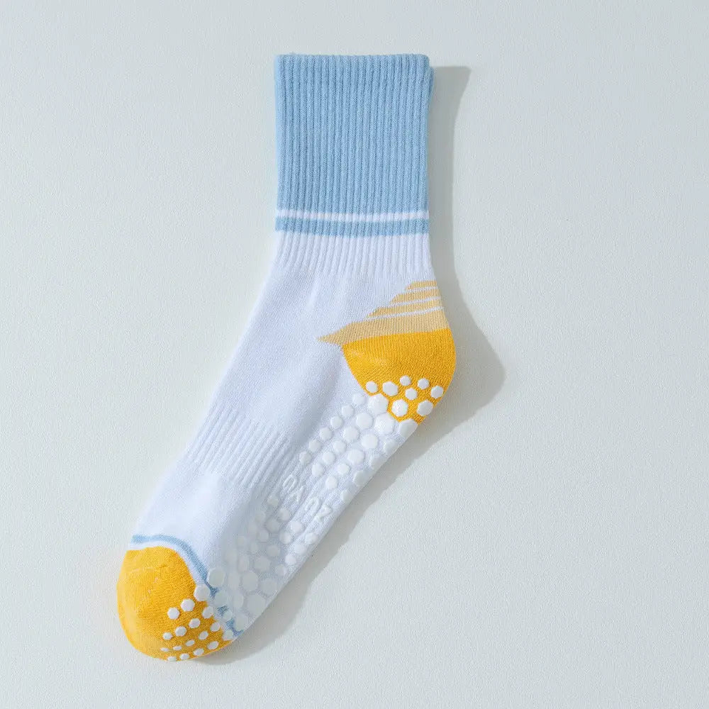 Pilates Striped Grip Socks