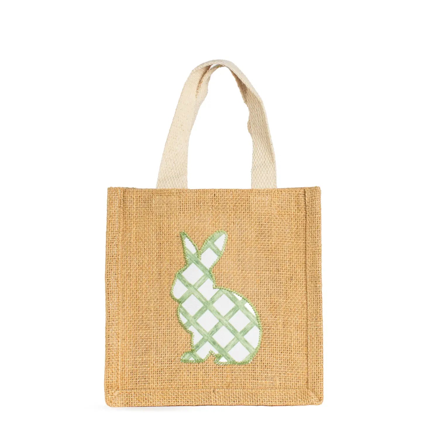 Watercolor Trellis Bunny Petite Gift Tote