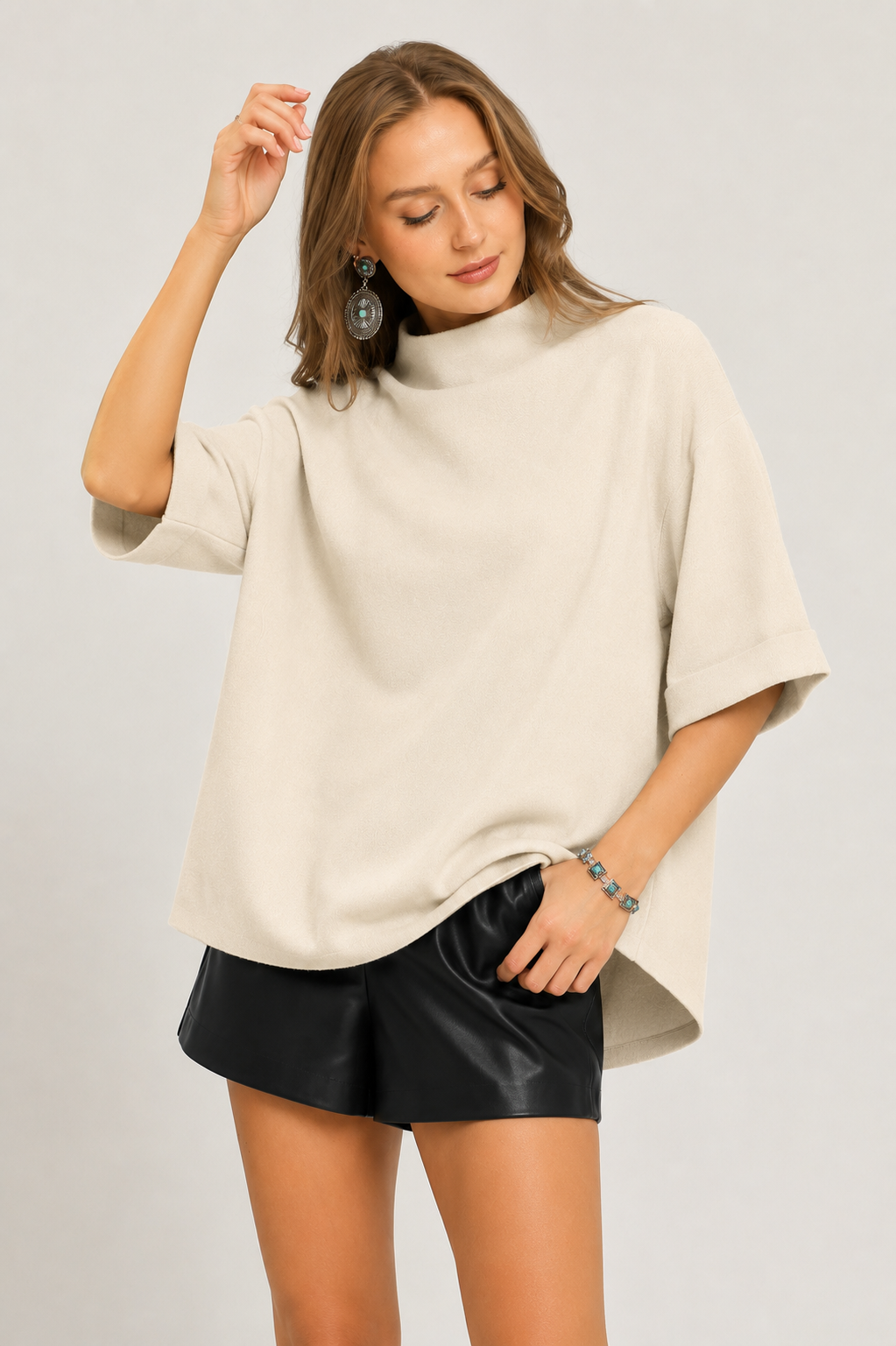 Alice Draped Edge Top