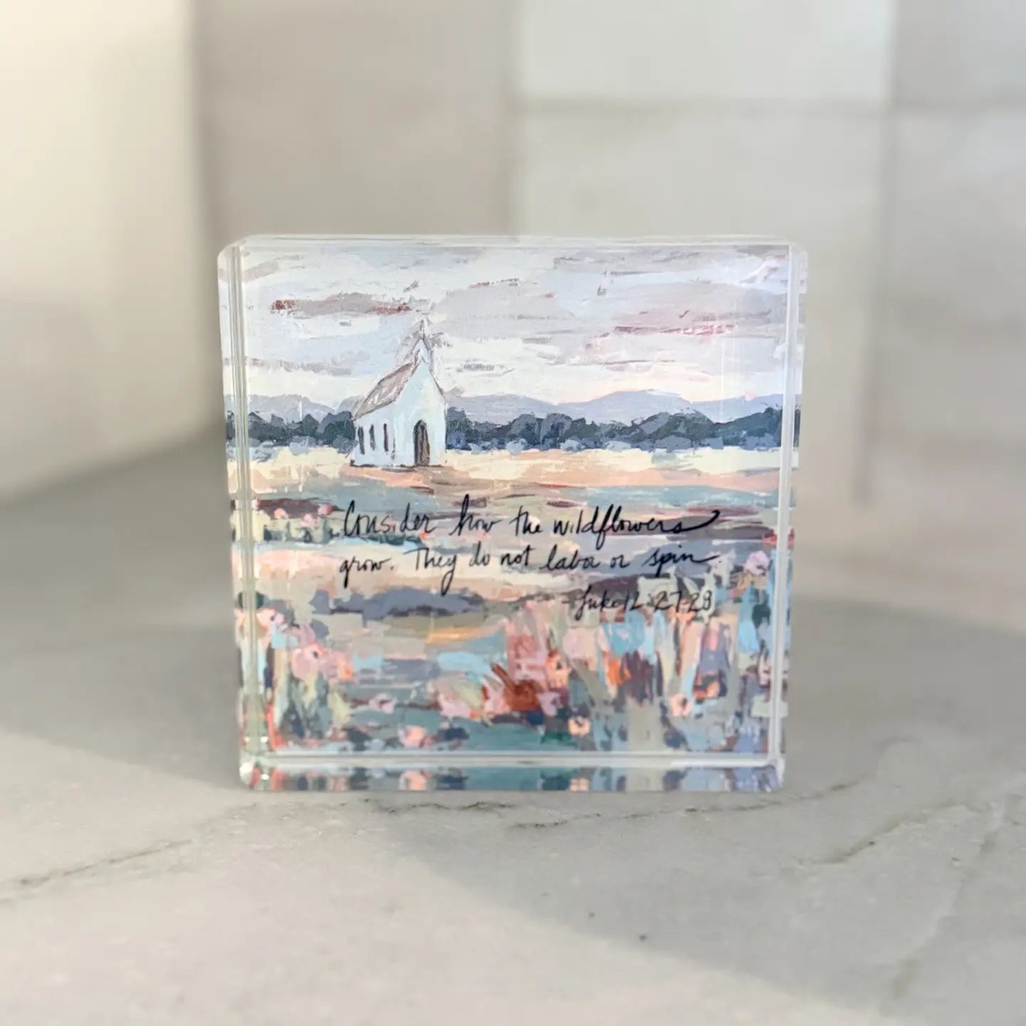 PREORDER Acrylic Scripture Block