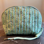 Quilted Paisley Cosmetic Case