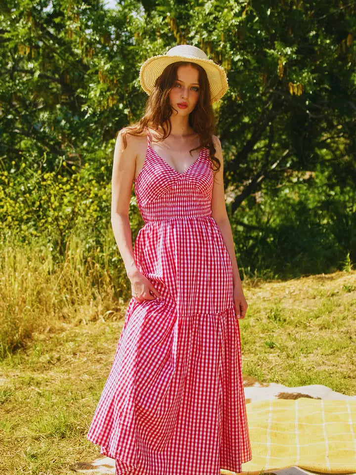 Liana Smocked Bodice Maxi Dress