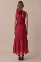 Evie Mock Neck Maxi Dress