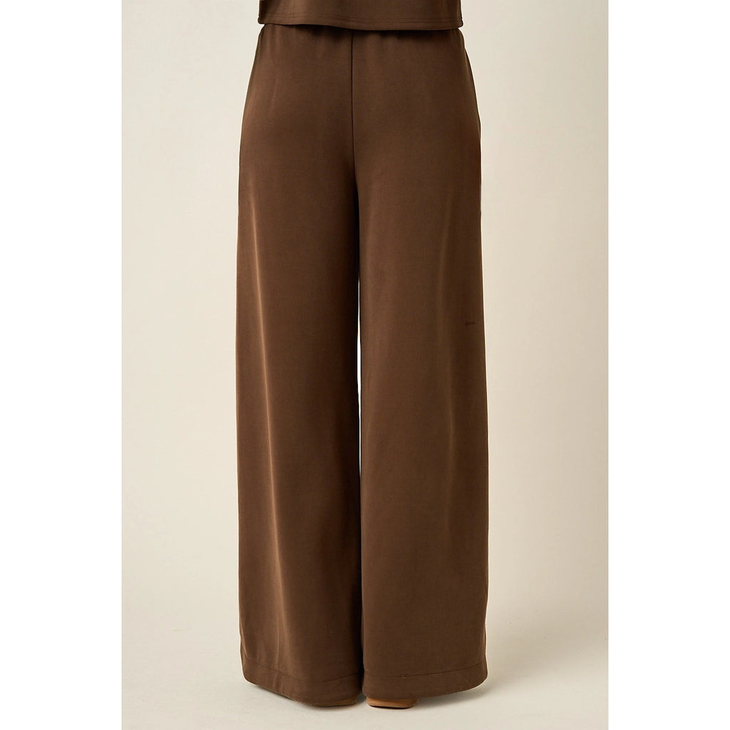 Cloud Knit Wide Leg Pants