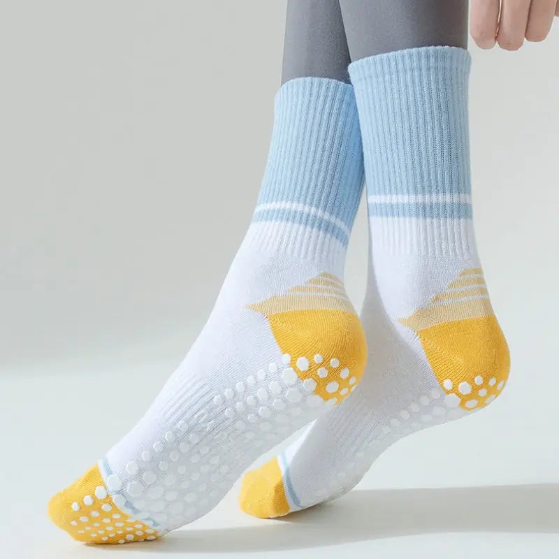 Pilates Striped Grip Socks