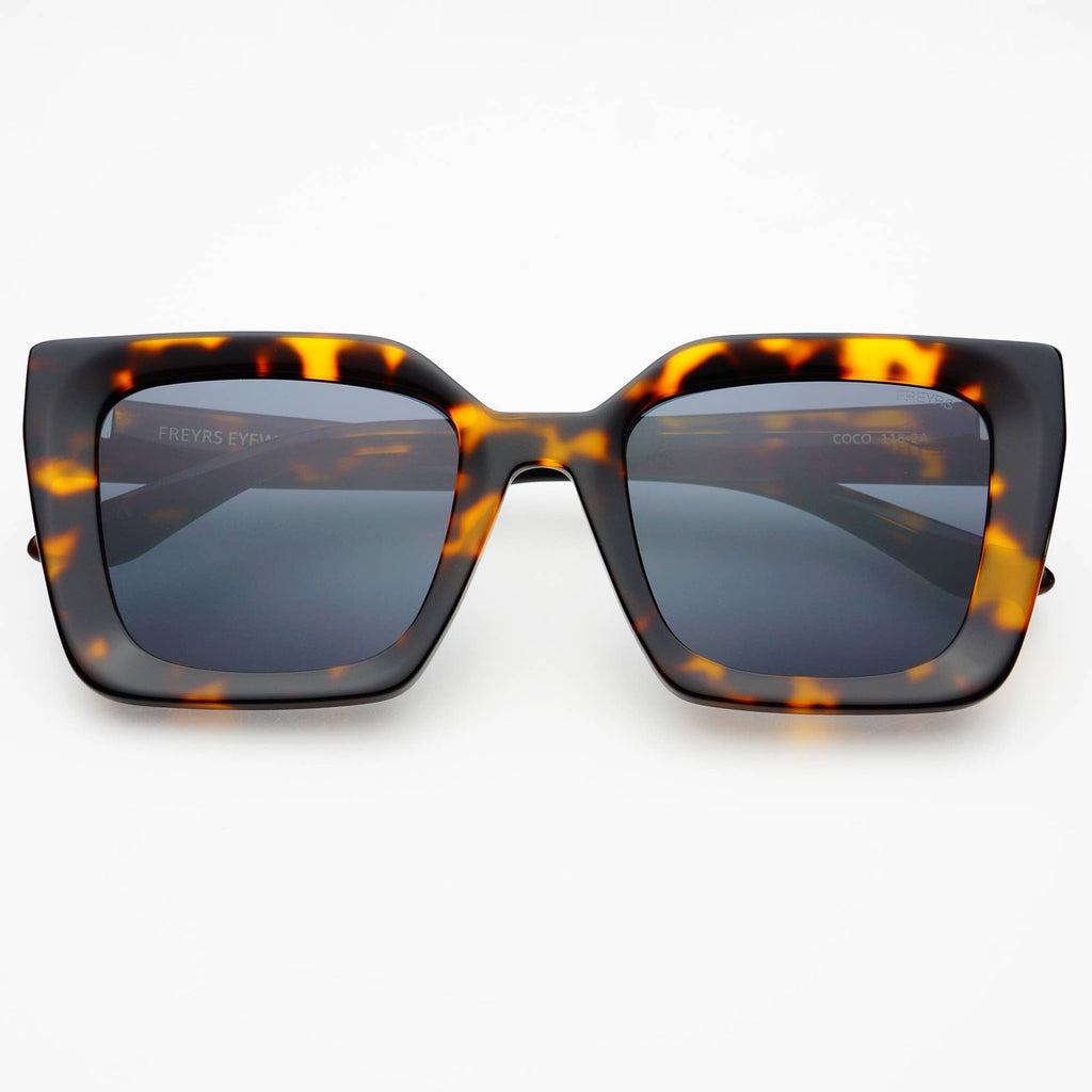 Coco Acetate Womens Square Sunglasses