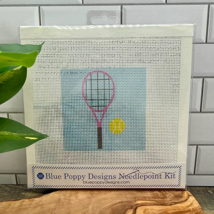 Blue Poppy Needlepoint Starter Kit