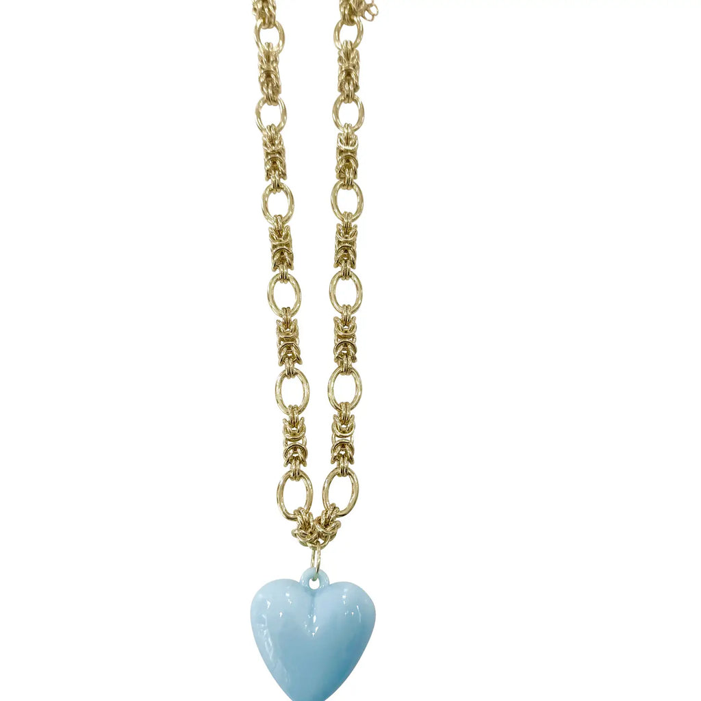 Clara Heart Charm Chain Necklace