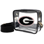 Varsity Patch Clear Crossbody Bag