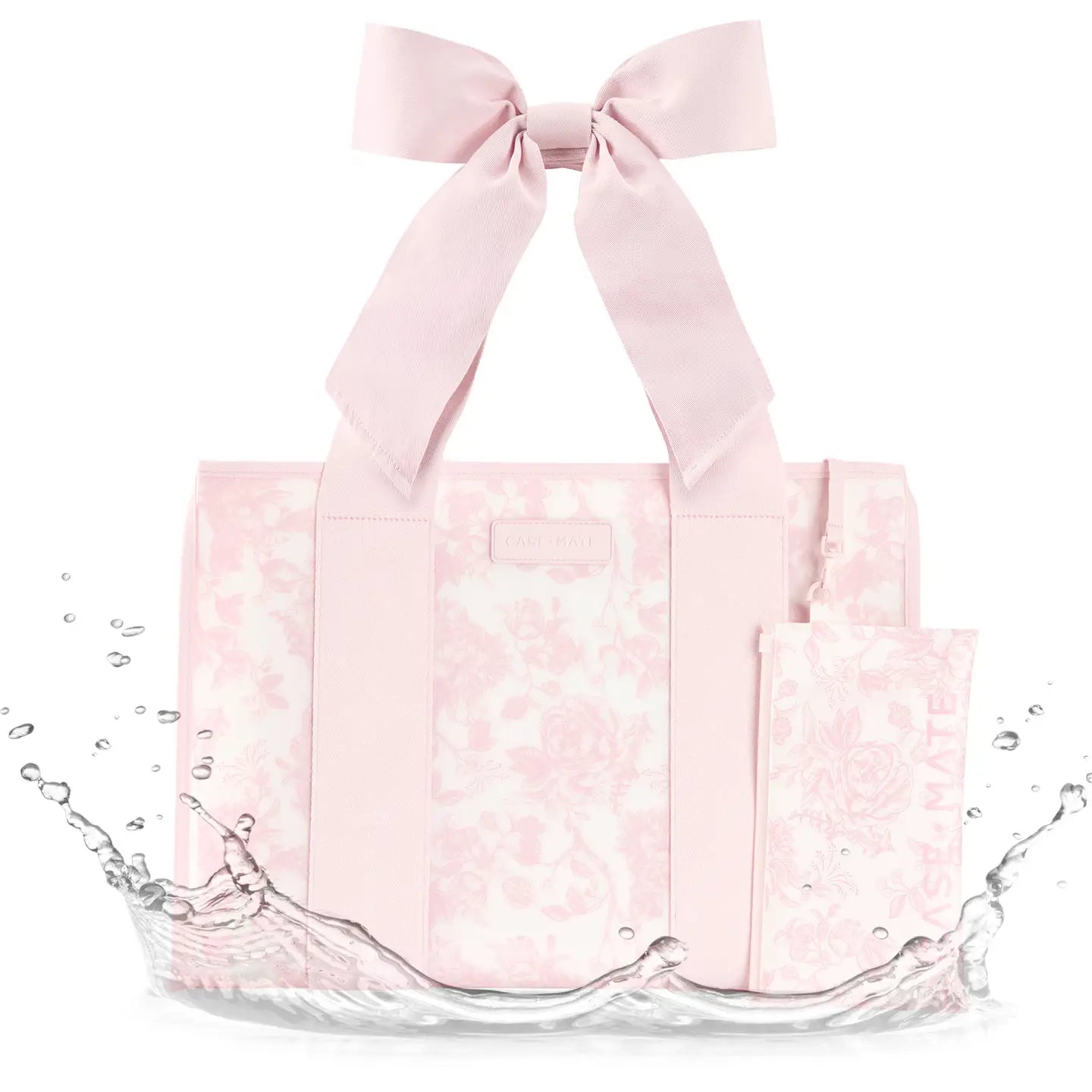 Afternoon Rosé Bow Jelly Tote Bag