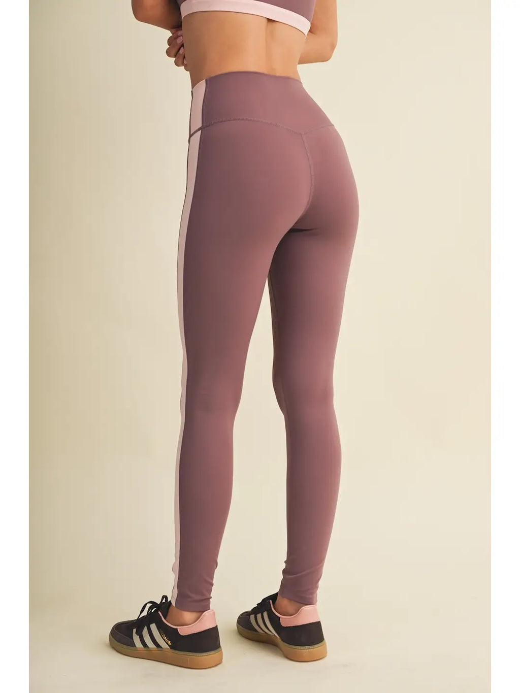 Side Contrast Block Legging