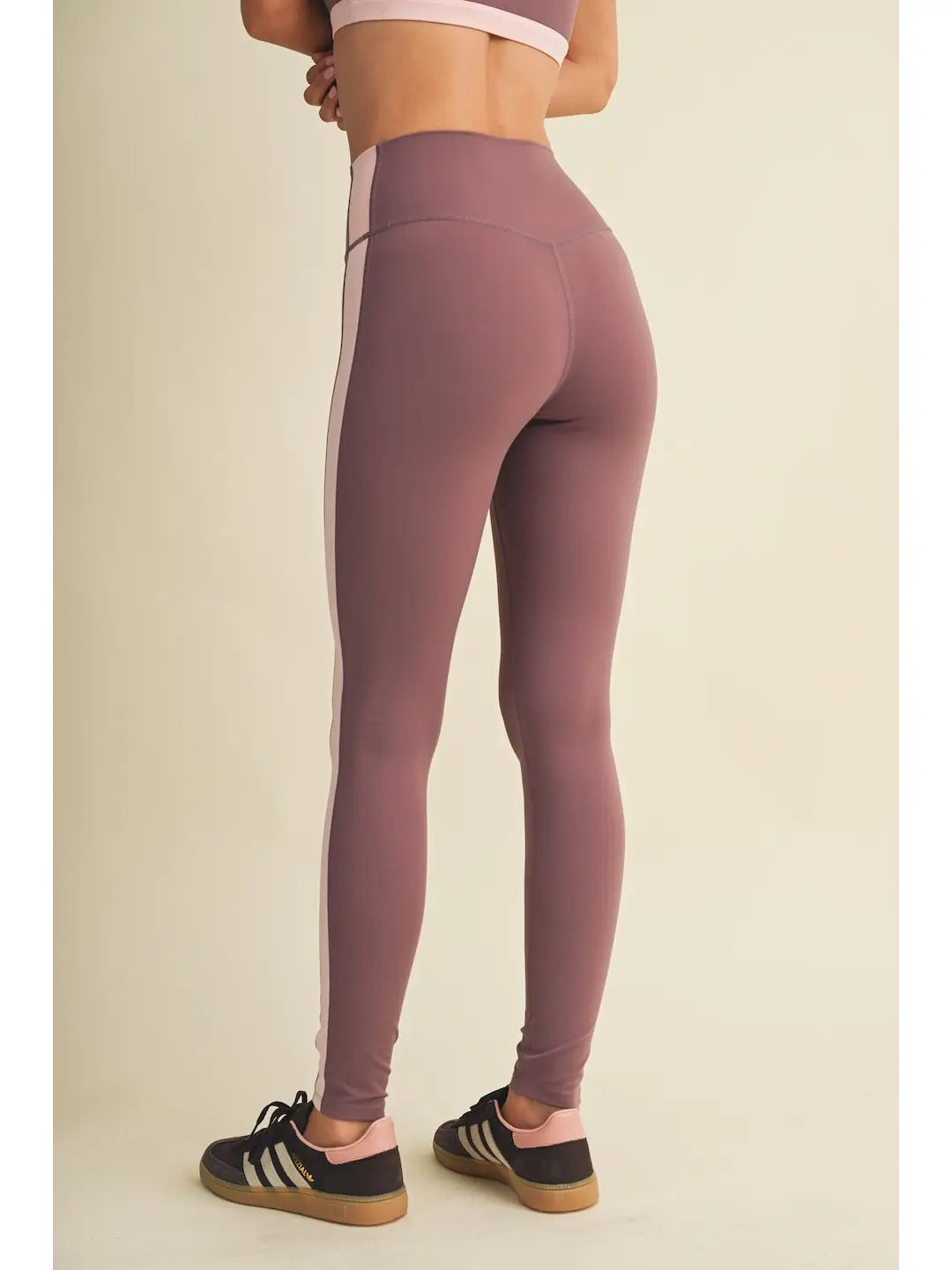 Side Contrast Block Legging