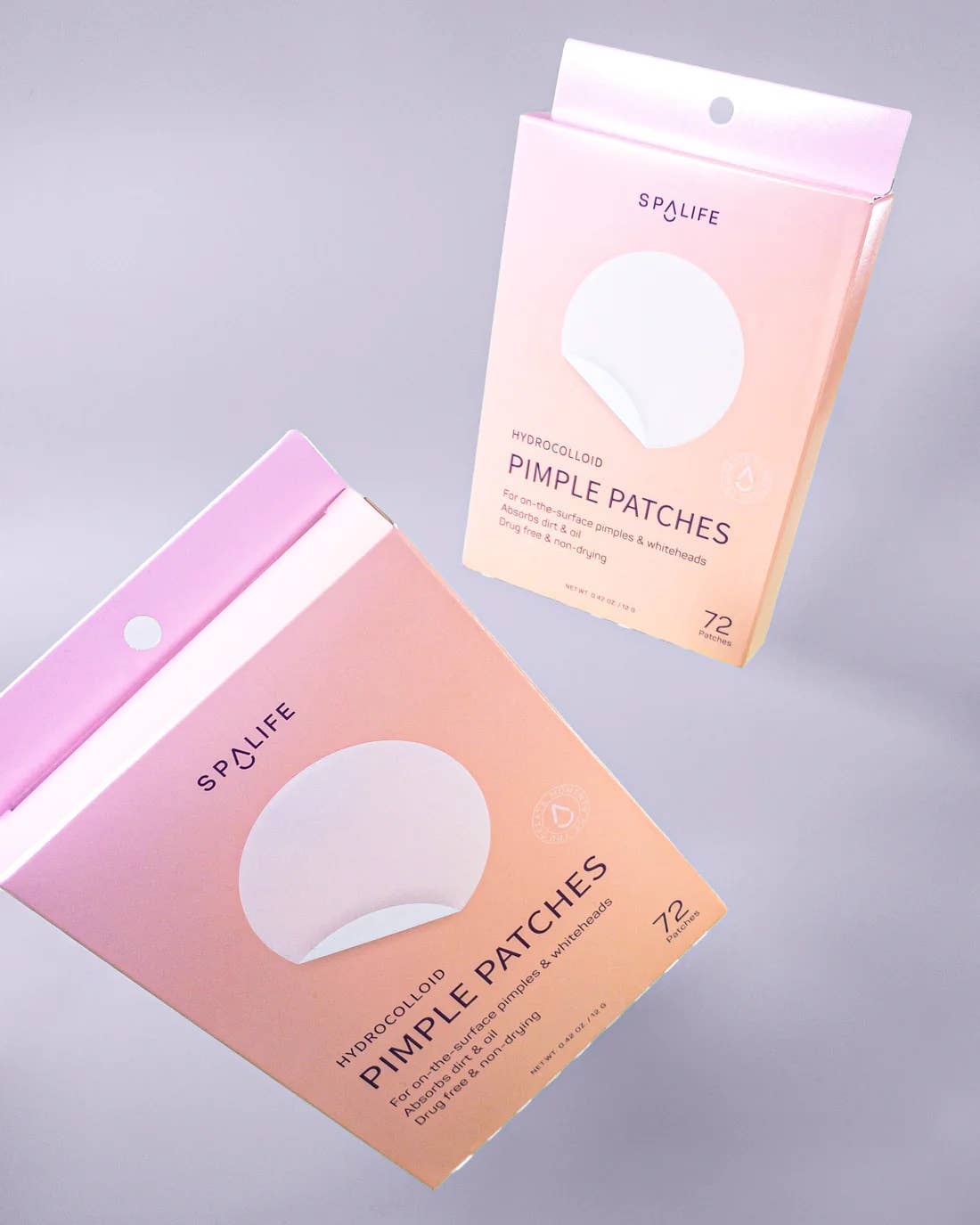 Hydrocolloid Clear Pimple Patches 72ct - Pink