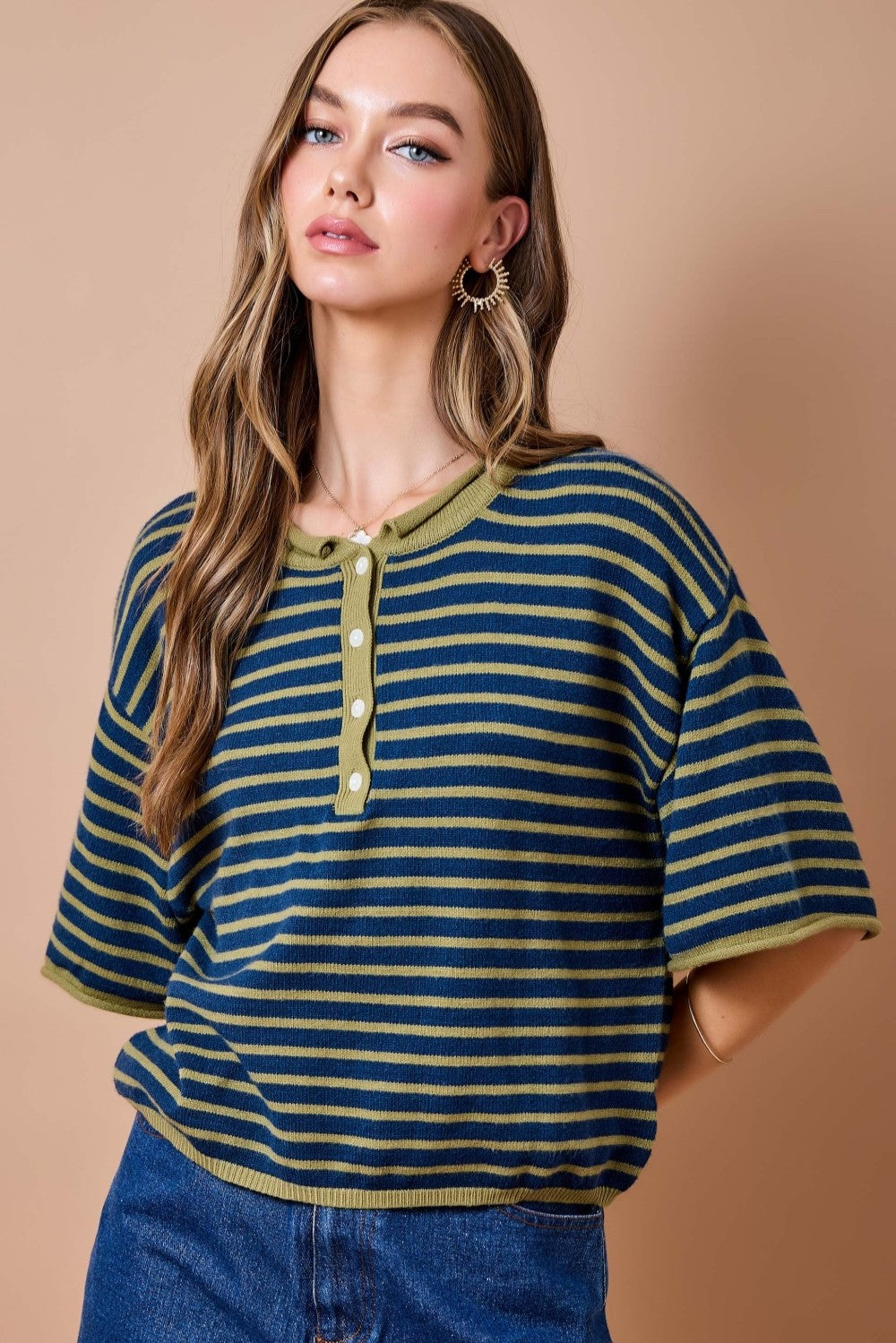 Kinsley Short Sleeve Knit Top