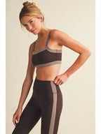 Contrast Block Sports Bra