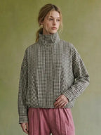 Ivara Gingham Bomber Jacket