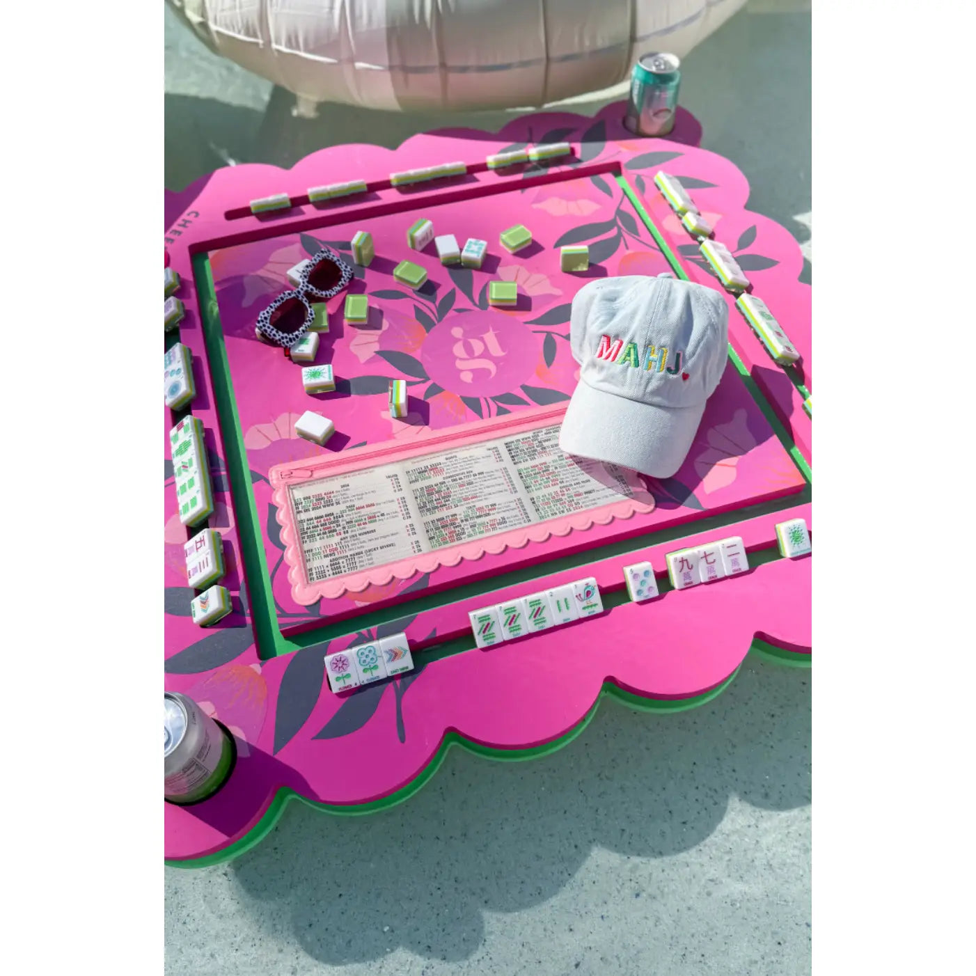 Splash-Proof Mahjong Card Holder For Pool Mahjong