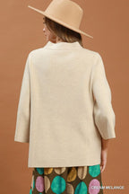 Mia Mock Neck Sweater Top