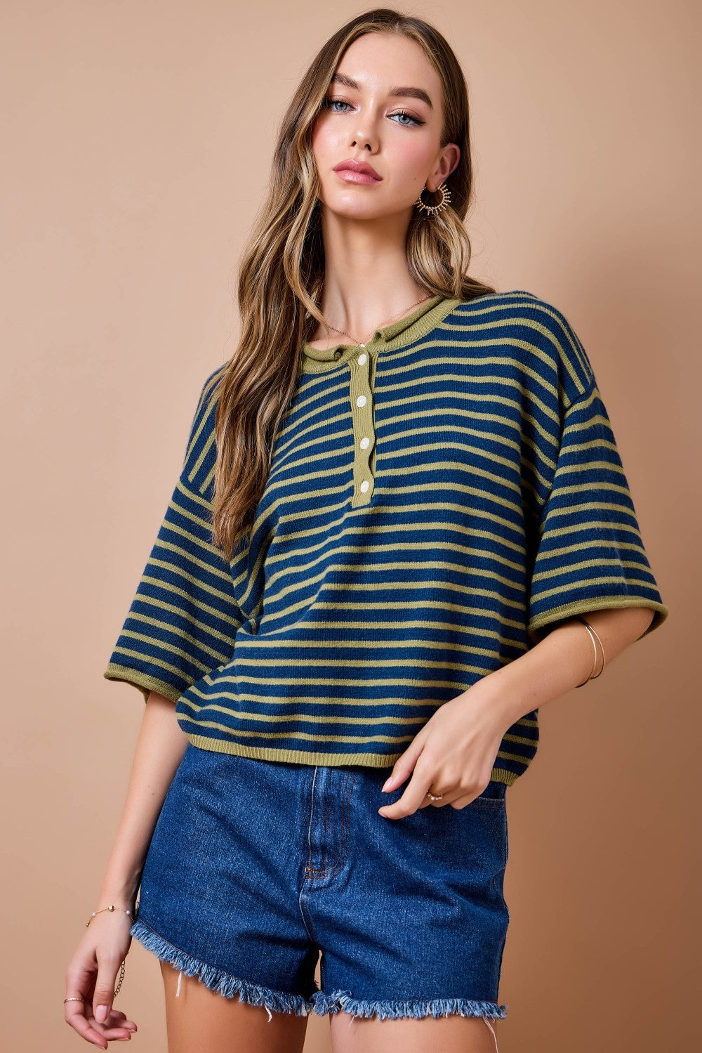 Kinsley Short Sleeve Knit Top
