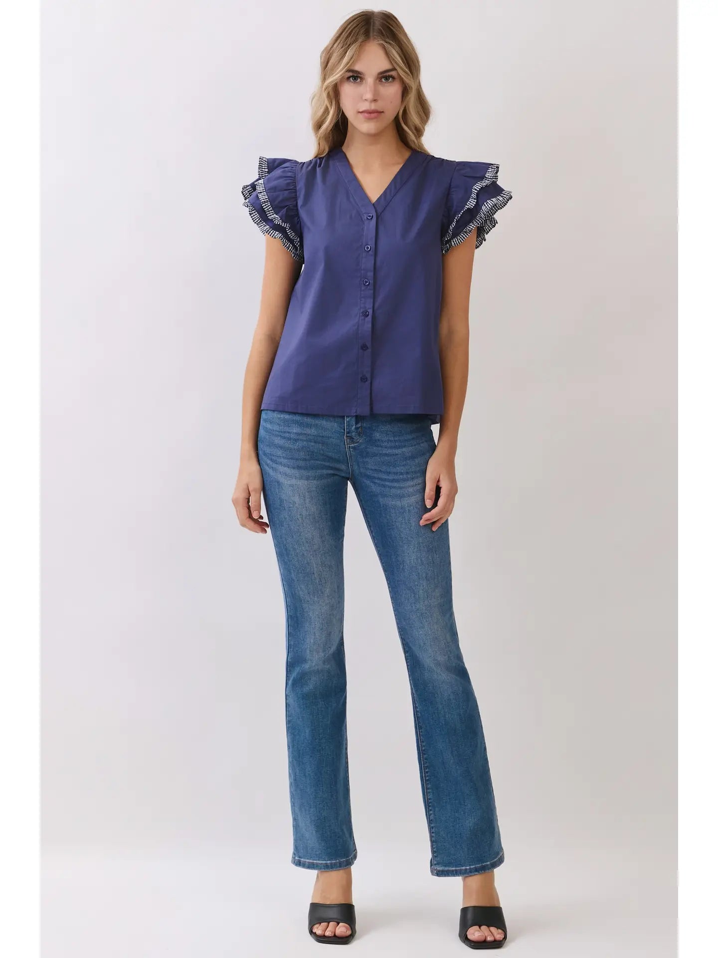 Moriah Ruffle Blouse